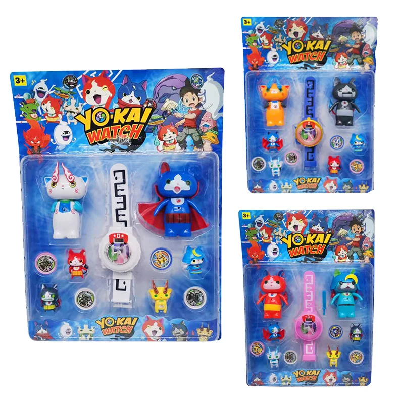 

Genuine Japanese Anime Yokai Watch DX Peripheral Yo-Kai Wrist Medals Key Storage Model Children Toys