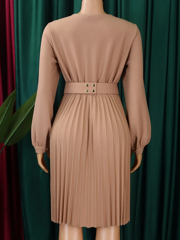 FairyShely весна 2024 однотонное женское платье со складками женские большие платья с