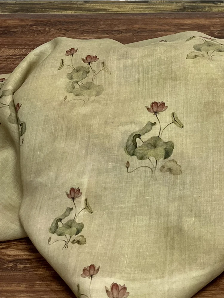 Новый китайский стиль Ретро Национальный Улучшенный Ципао рубашка дзен печатная