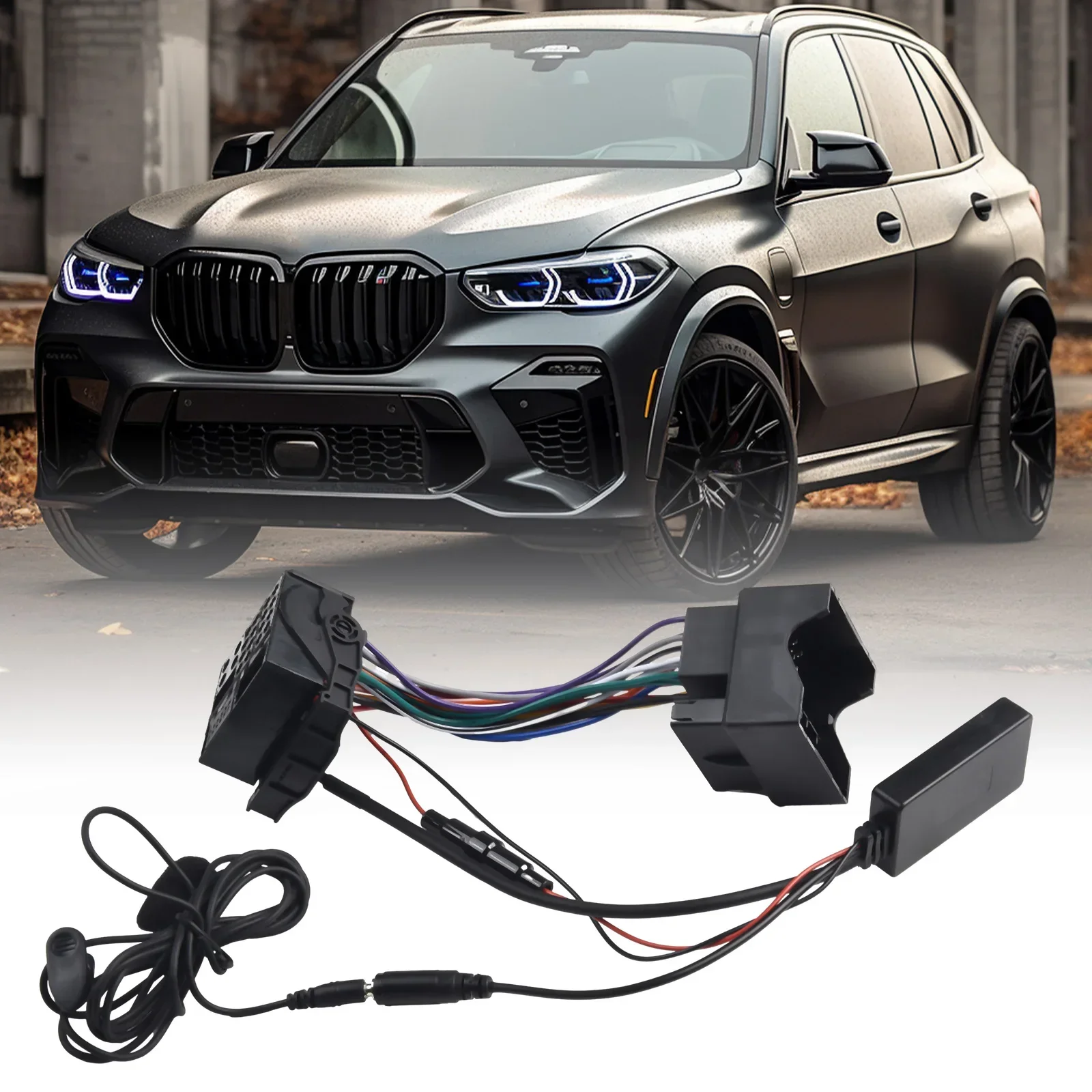 Новый для BMW E83 X3 радио Bluetooth-совместимый AUX IN Audio 12pin 5-12V 27CM кабель-адаптер MINI