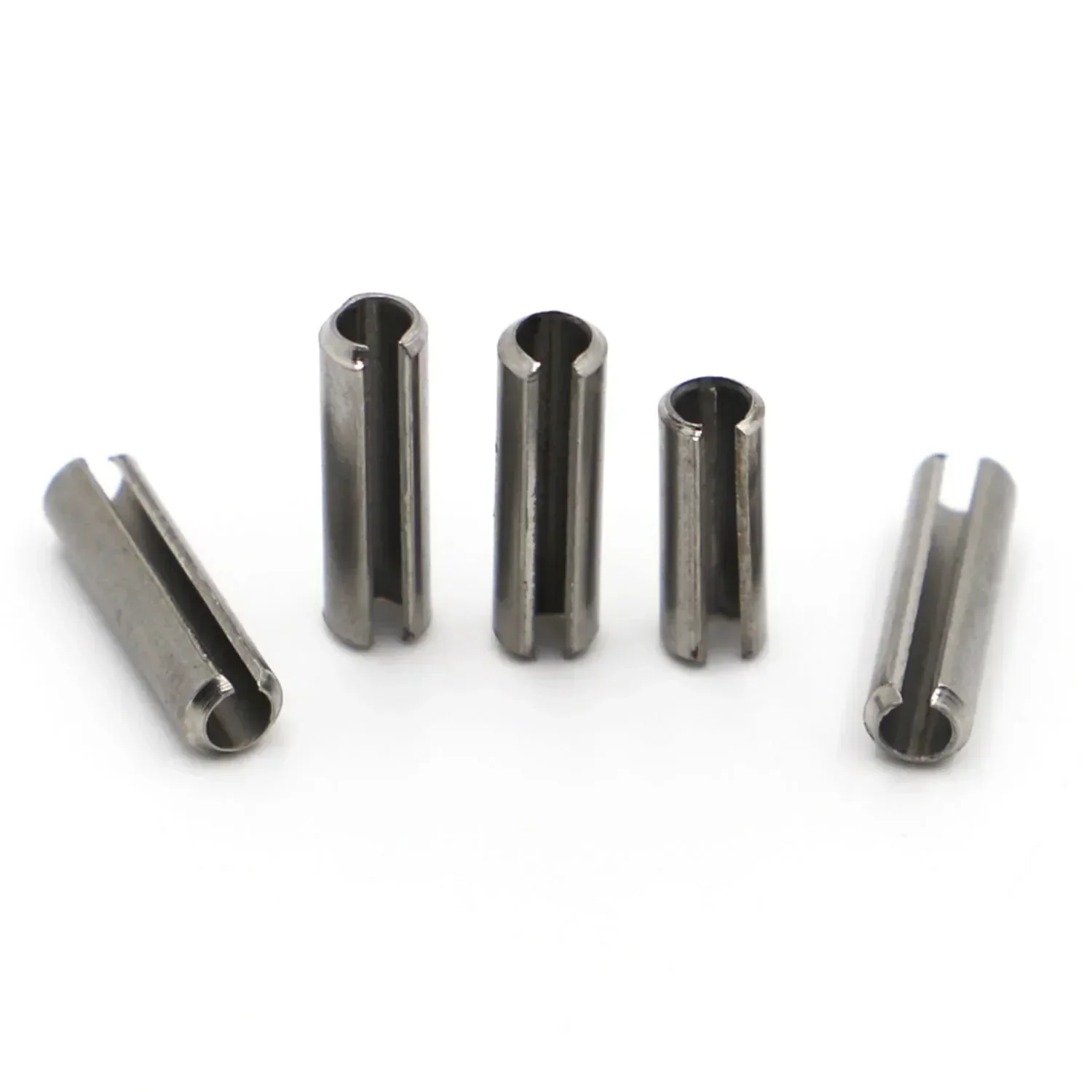 Пружинные прямые штифты из нержавеющей стали 304, GB879, пружинный эластичный цилиндрический штифт, дюбель M1,5 M2 M2,5 M3 M4 M5 M6 M8