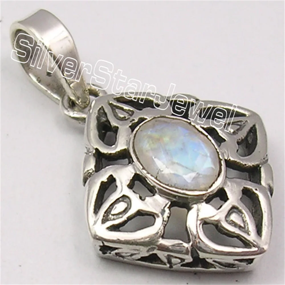 

Many Color India Semi-precious Stone Pendant 1.3"