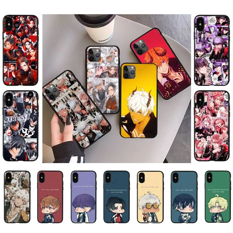 

mammon obey me fanart Phone Case for iPhone 11 12 13 mini pro XS MAX 8 7 6 6S Plus X 5S SE 2020 XR case