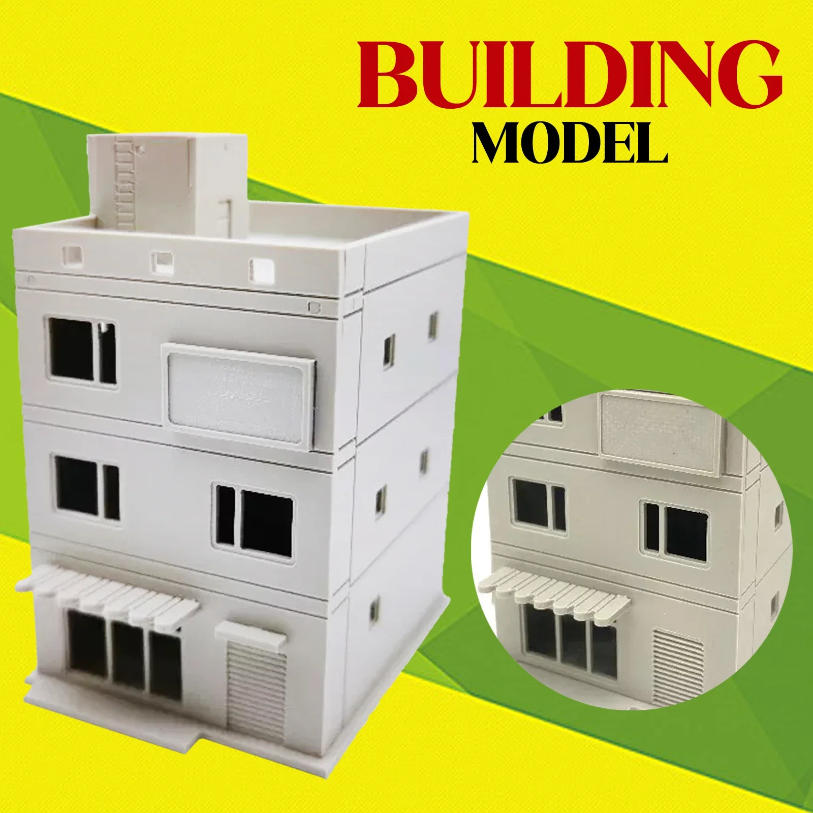 1:64 строительный поезд макет железной дороги модель дома японская архитектура