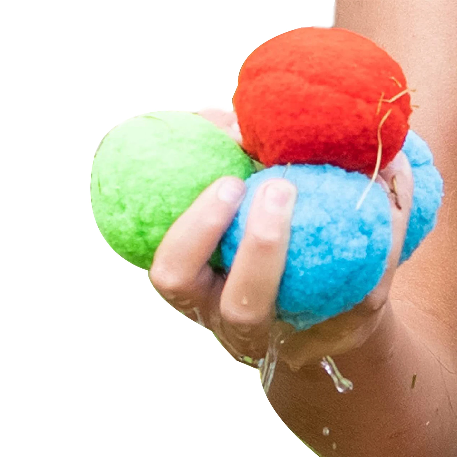 

Reusable Water Balls Summer Swimming Pool Water Fight Game Cotton Soaker Bombs Balls 10/20/30PCS Absorbent Cotton Balls
