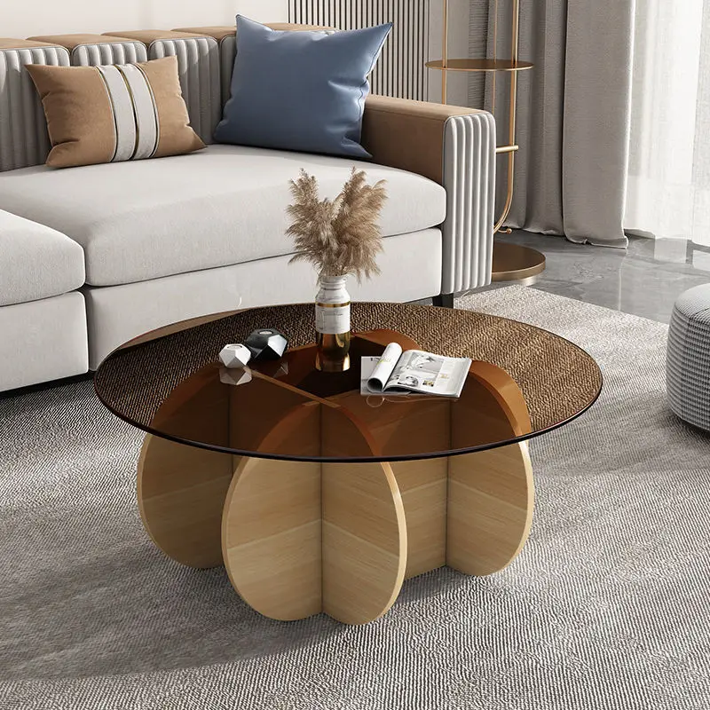 

Coffee Table Centre Table for Living Room Tea Table Transparent Modern Table Serving Hospitality Luxury Glass Creative Furniture