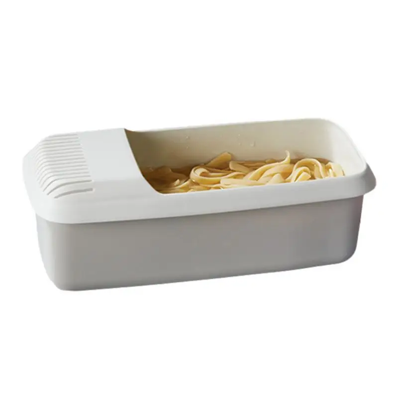 

Microwave Pasta Cooker Creative Spaghetti Cooker With Strainer Box For Quickly Cooking For Microwave Owan Fast Vegetable Steamer