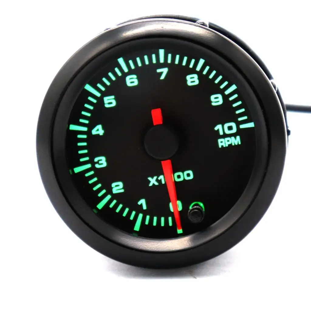 

Universal 52MM 7 Tachometer 0-10000 Rpm Tach Gauge