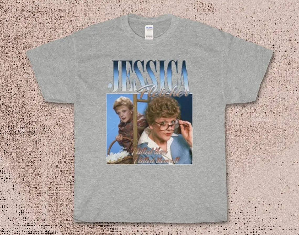

Jessica Fletcher - Murder She Wrote 80s Movie Retro Vintage T-shirt Tee Shirts