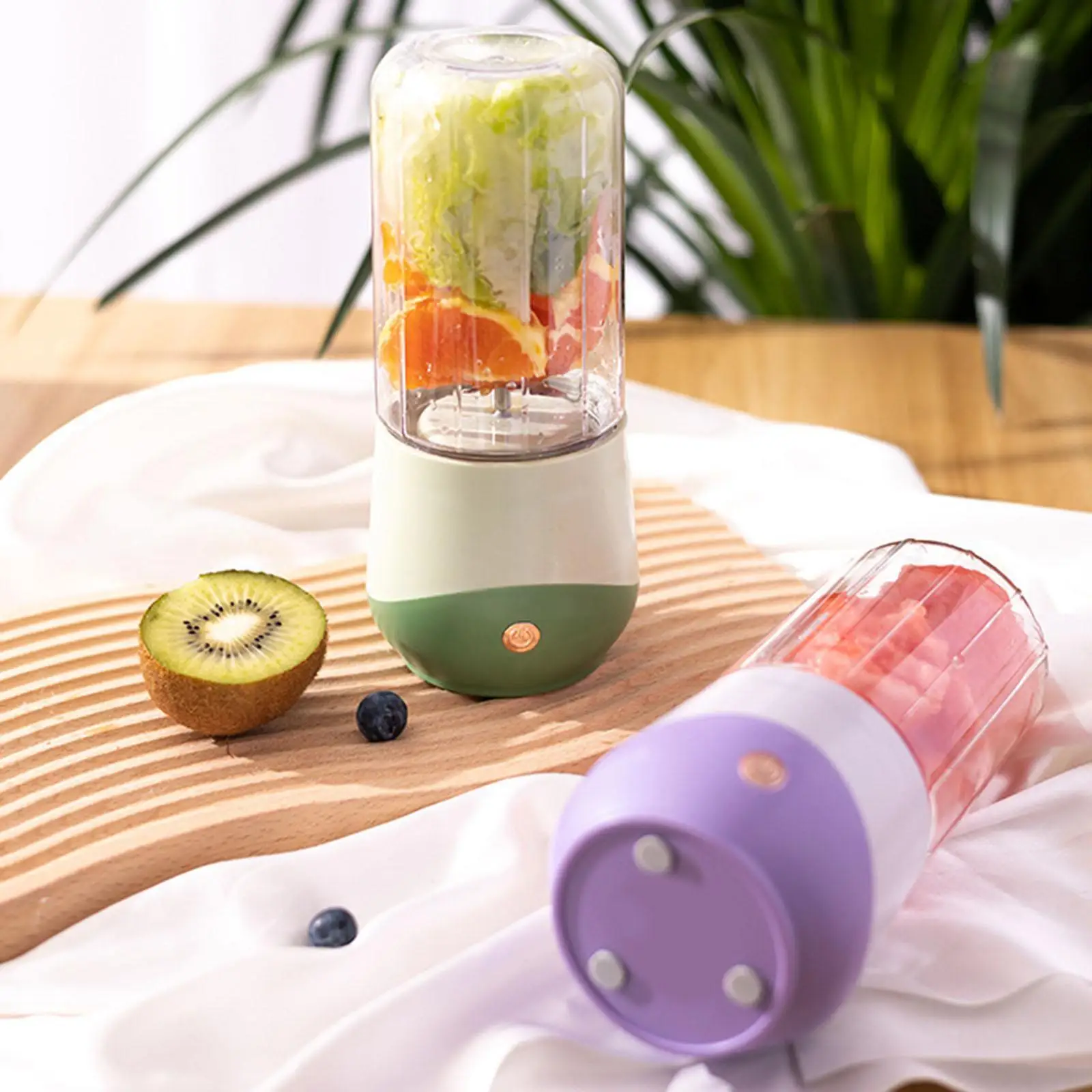 Portable Mixers Fresh Fruit Juicers Usb Rechargeable Juice B