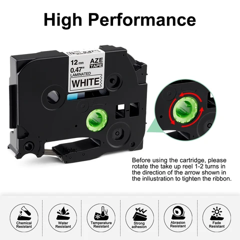 5-10 шт., лента для принтера этикеток, 12 мм