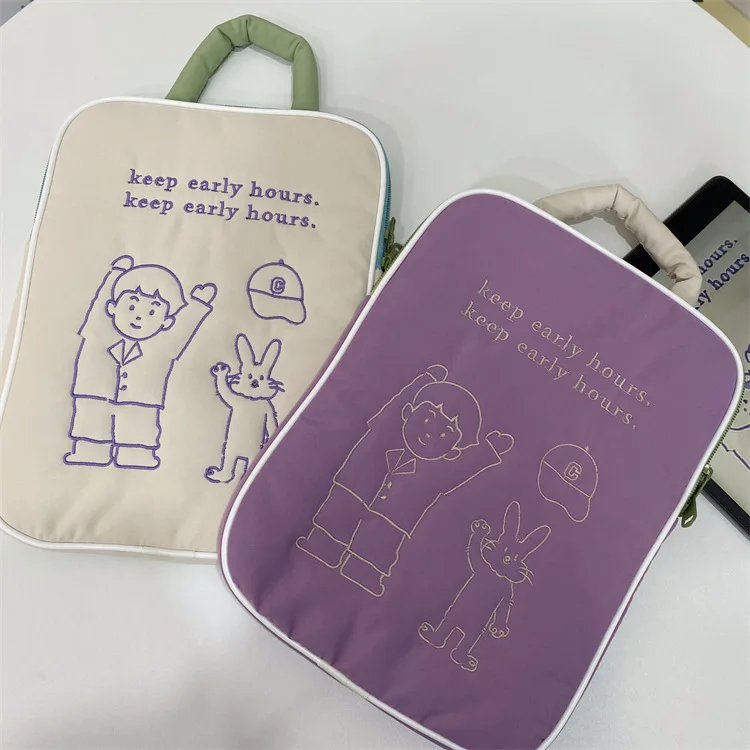 

Cute Handbag Case for Nokia T20 2021 10.4 PocketBook InkPad Lite 970 9.7 11 12 13 Inch Tablet Laptop Universal Sleeve Pouch Bag