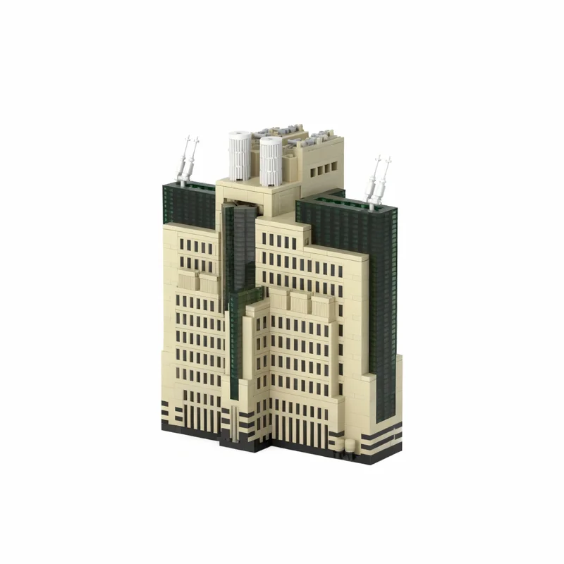 6758 деталей MOC SIS-Building Vauxhall Cross MI6 Модульные здания Мини-модель Строительные блоки Конструктор Рождественские подарки Игрушка DIY (art.: 3920dccc783bf) - 3920dccc783bf