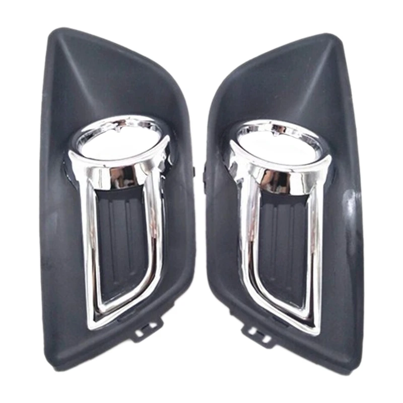 

NEW-Car Front Bumper Fog Light Chrome Cover Fog Lamp Cover for Citroen C4 C-Quatre 2008-2011