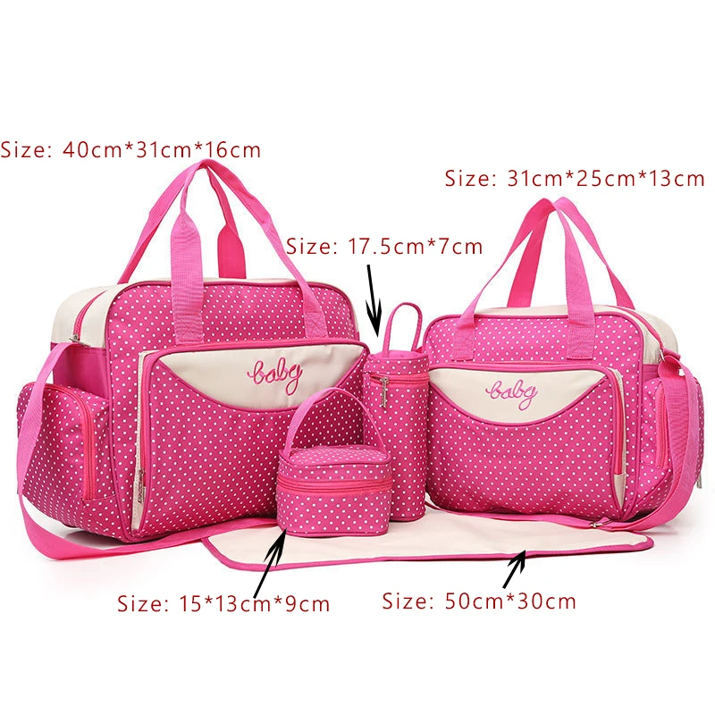 Hot Sell Diaper Bag Maternity Packs Shoulder Baby Bag Women Travel Handbag for Baby Nursing Mummy Maternity Nappy Bag