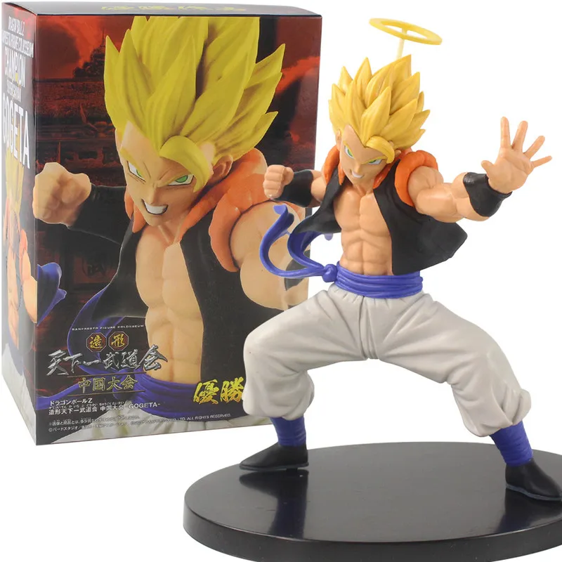 

Dragon Ball Super Son Goku Vegeta Fusion Gogeta Angel Aureole Super Saiyan Pvc Action 16cm Figures Model Toys Kids Gifts