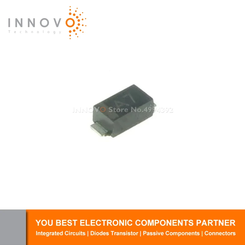 INNOVO SM4007PL-TP SM4007PL 1000V 1A SOD-123FL 10 шт./лот Бесплатная доставка новый оригинальный