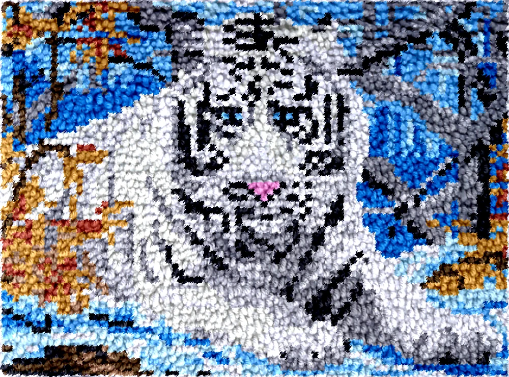 Набор для вышивки сделай сам с крючком-защелкой