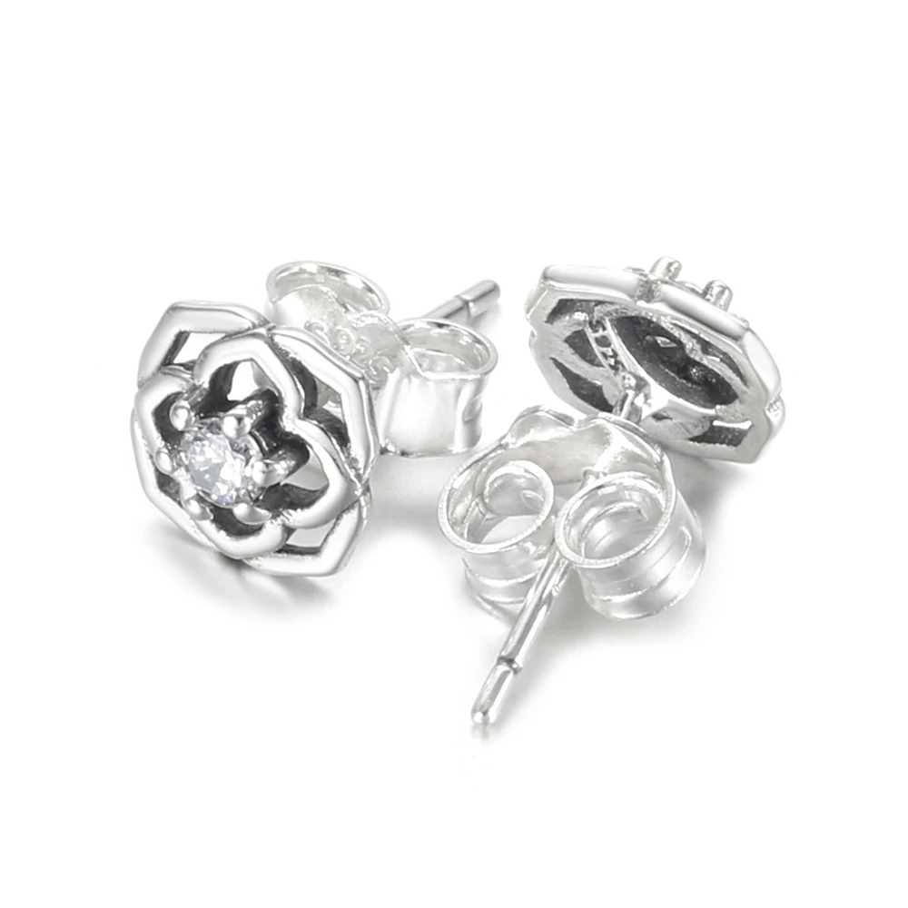 Стерлингового Серебра 925 веер снежинка якорь сердце ромашка цветок трио