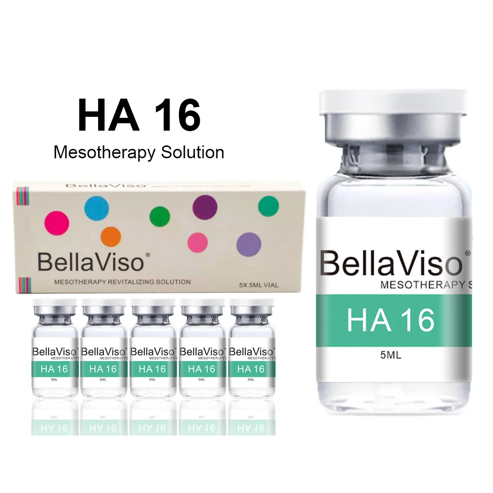 

BellaViso Facial Care Meso Serum HA 16 Hyaluronic Acid Skin Moisturizing Anti-wrinkle Micro Needling Mesotherapy Solution