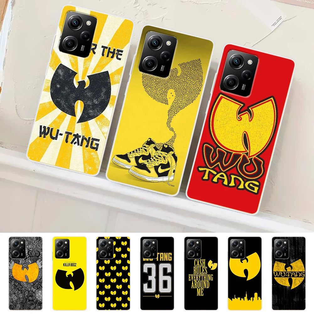 

Wu T-Tang Case for Xiaomi Poco X5 X3 NFC M4 X4 Pro 5G M3 F3 F2 M2 Pocophone F1 Transparent TPU Phone Cover Mi 12T Pro