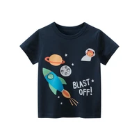 boy summer short sleeve t shirts girl casual space tee shirt toddler crewneck top kids wear fashion children clothing