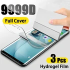 1-3 шт. Гидрогелевая пленка для OPPO Realme GT для OPPO Realme 8 Pro V13 C25 C21 A9 A5 A93 2020 A94 A91 A74 A52, круглая защитная пленка