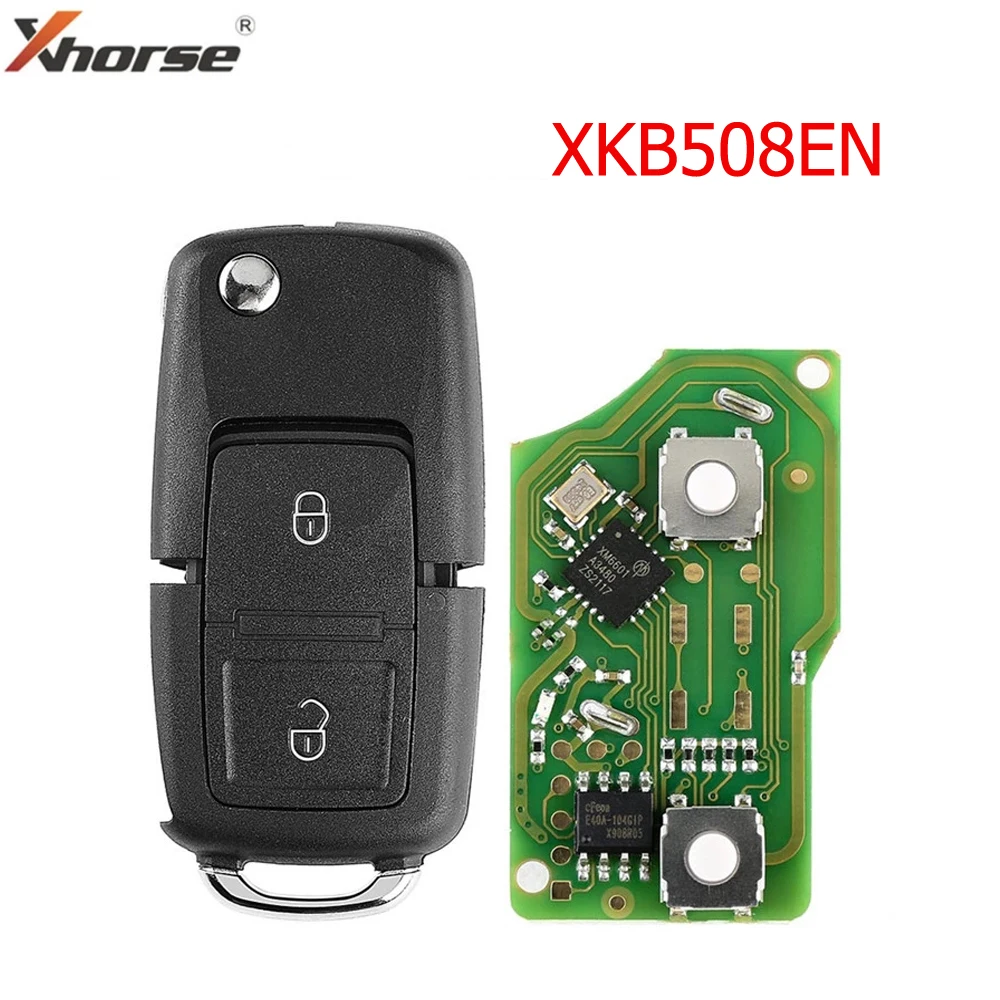 Xhorse XKB508EN XK Series 2 кнопки VVDI трос для VVDI2 / Mini Key Tool Max