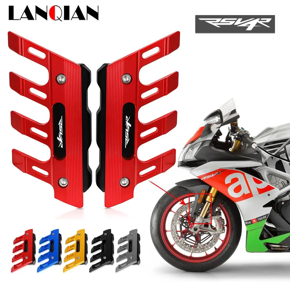 

For Aprilia RSV4 RF RSV4-RF FACTORY RSV4R 2009-2016 Motorcycle Mudguard Side Protection Block Front Fender Side Anti-Fall Slider