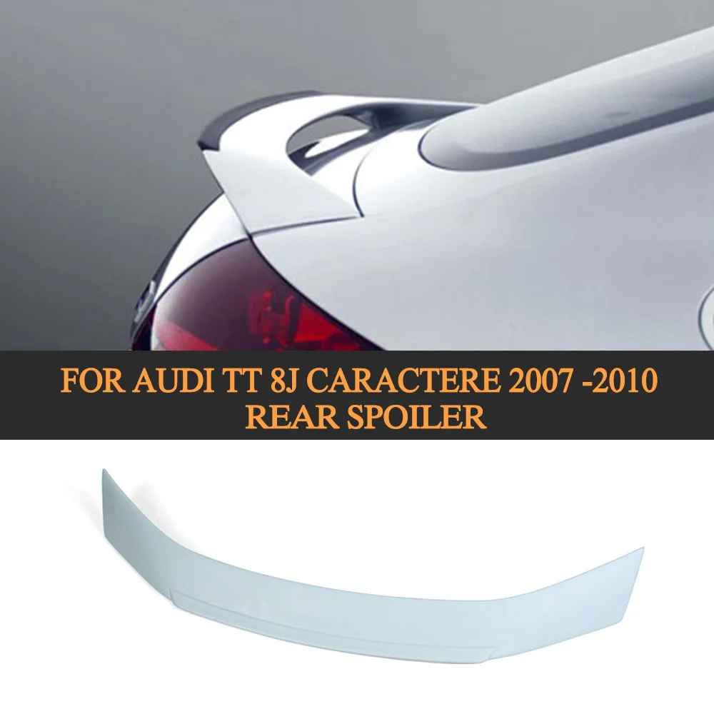 

PU Rear Trunk Lip Wing Spoiler For Audi TT 8J Caractere 2007 2008 2009 2010 Gray Primming