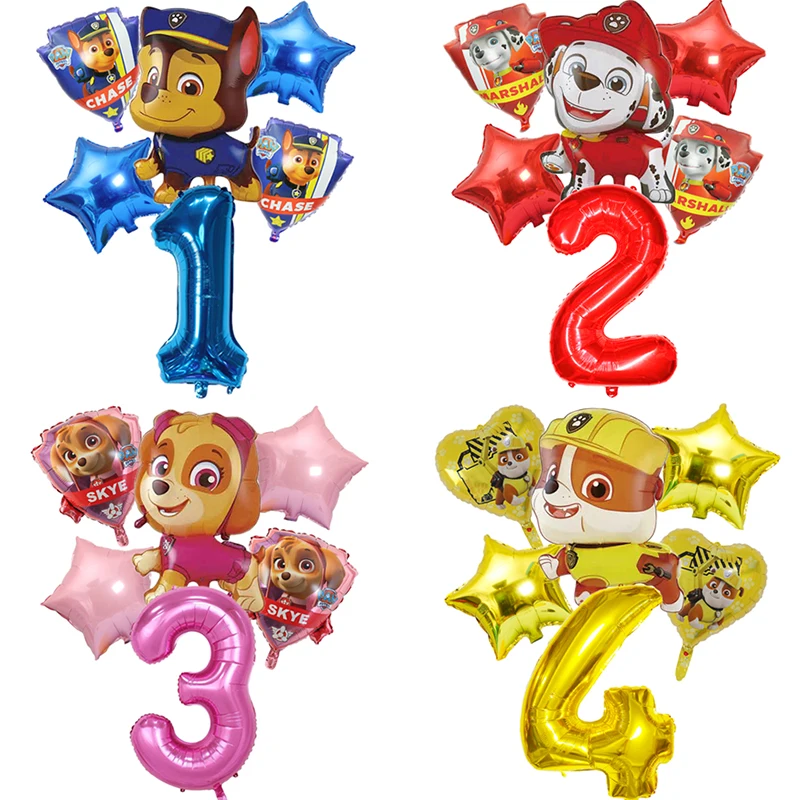 Щенячий патруль собака Чейз Скай Маршалл мальчики и девочки день рождения