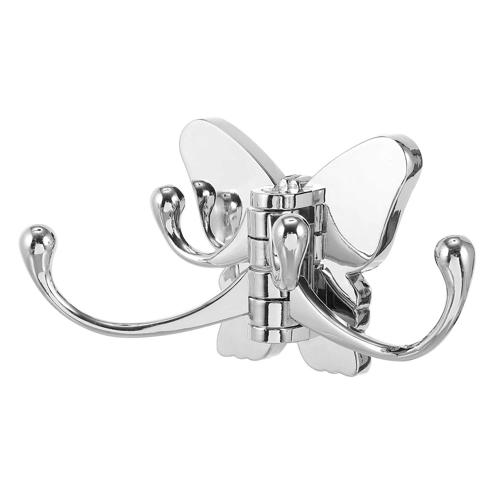 

1 Pc Creative Unique Clothing Rotating Butterflies Door Back Hat Hook Hook Hanger for Bedroom Kitchen Home