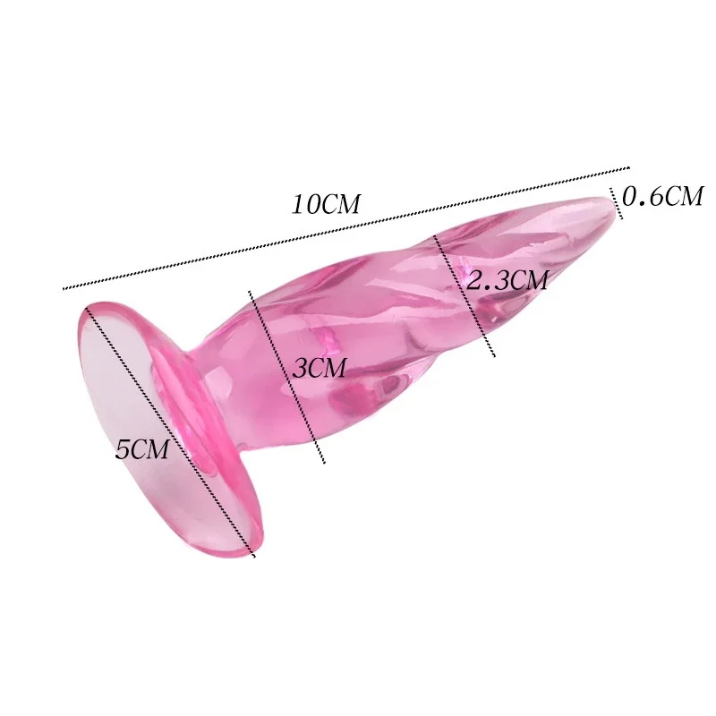 Силиконовая Анальная Пробка для Женщин Стимуляция Клитора Вагинальный Анус