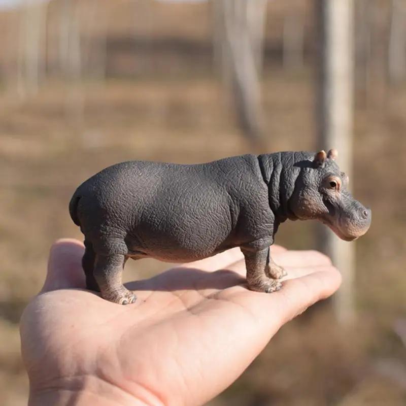 

Simulation Animal Hippo Figure Animal Figurines Collectible Model Educational Toy