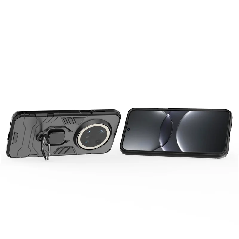 Чехол для Huawei Mate 70 Pro магнитный автомобильный чехол телефона с кольцом 5G