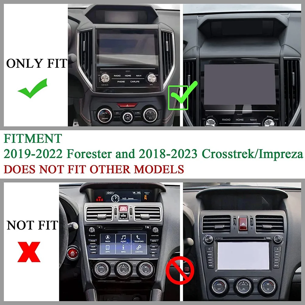 Коврики для приборной панели Subaru Crosstrek/Impreza 2018-2022 Forester 2019-2022 аксессуары коврики