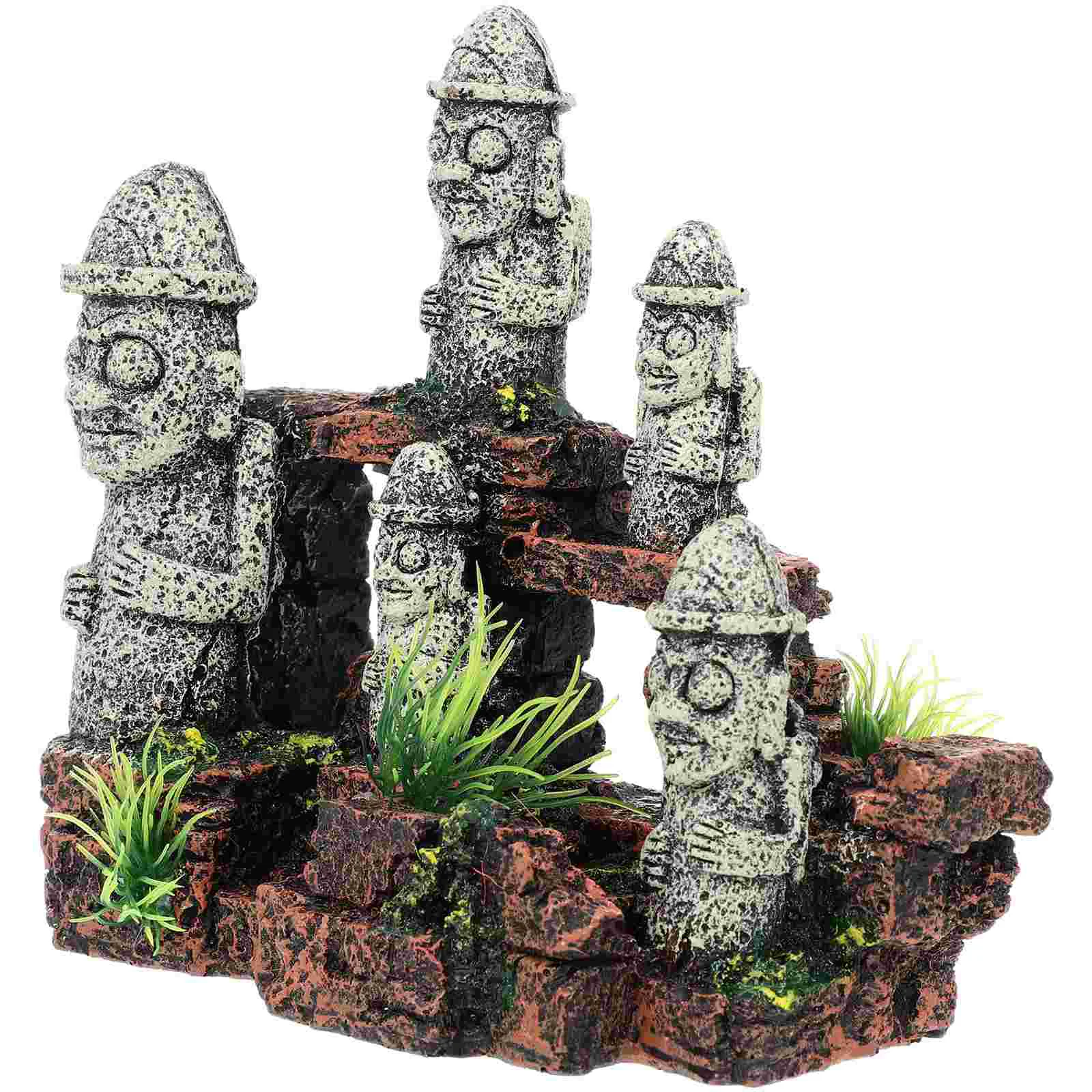 

Fish Tank Stone Figure Model Aquarium Resin Ornament Landscaping Statue