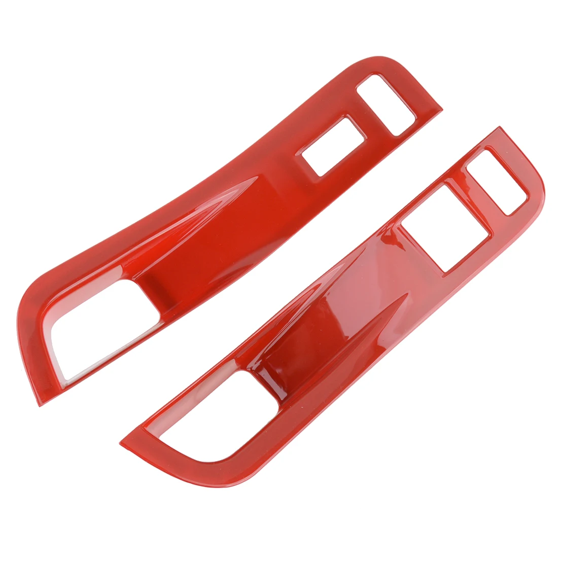 

Red Car Front Left Right Window Lift Switch Panel Cover Trim Decor LHD Fit for Chevrolet Camaro 2010 2011 2012 2013 2014 2015