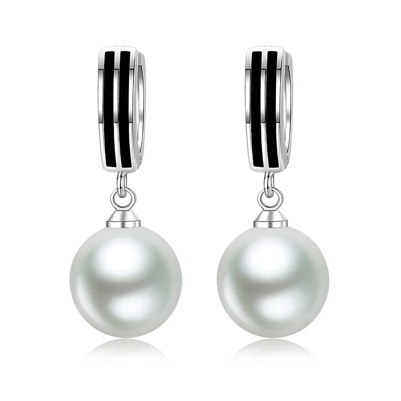LByzHan 2021 Pearl Earrings Genuine 