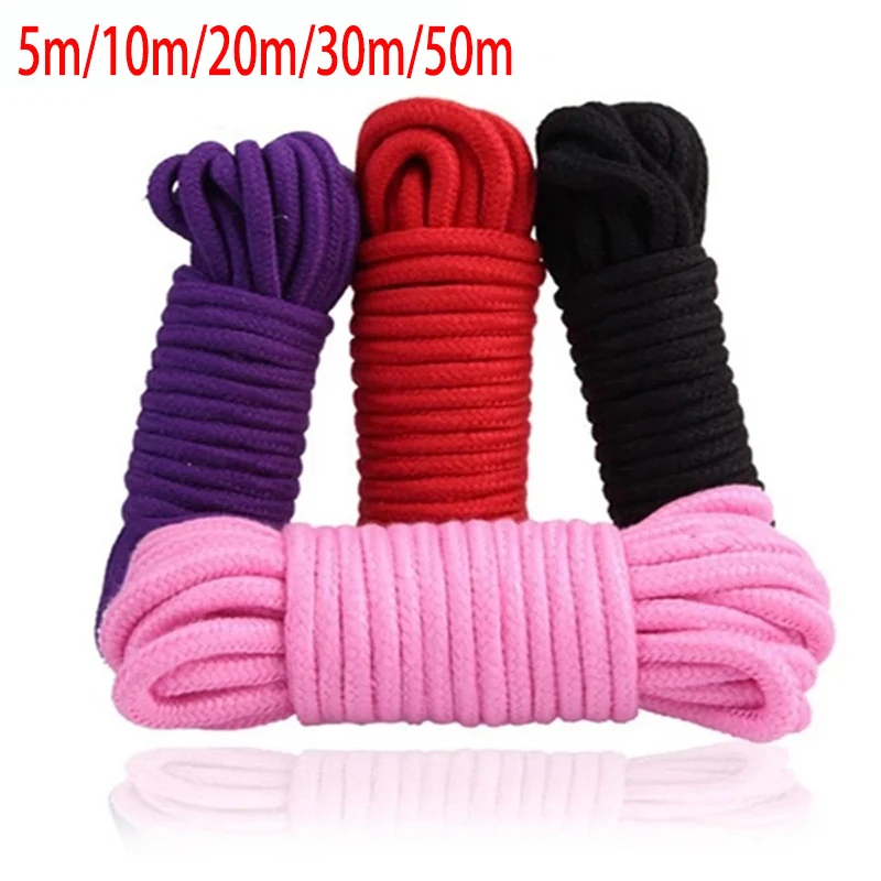 

5m/10m/20m/30m/50m Reusable Thicken Cotton Material Rope For Garden Cleaning DIY Tent Rope With Eco-Friendly Good Quality Rope