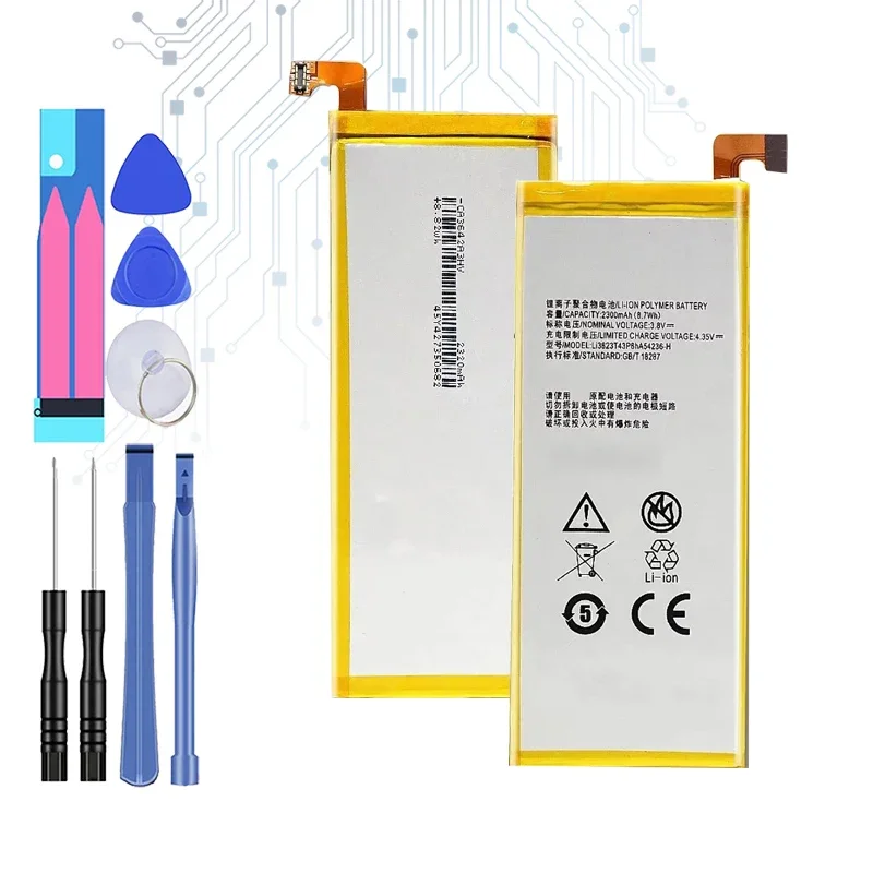 Новый 2380 мАч Li3823t43p6ha54236-H для ZTE Nubia Z7 Mini Z7mini NX507J Blade S6 5 0 дюймов G717C G718C аккумулятор +