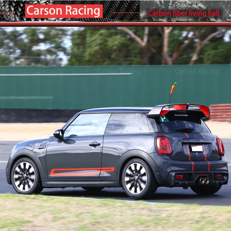 Для Mini Cooper S F55 F56 F57 влажный задний диффузор из углеродного волокна с тормозным