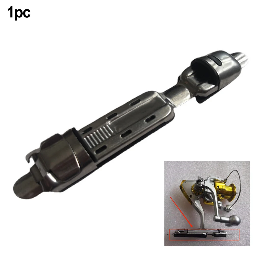 

1pc Fishing Reel Holder For Seat Plate Fishing Rod Building DIY Handle Reel Holder Clip Refitting Fish Reels Accessories Holders