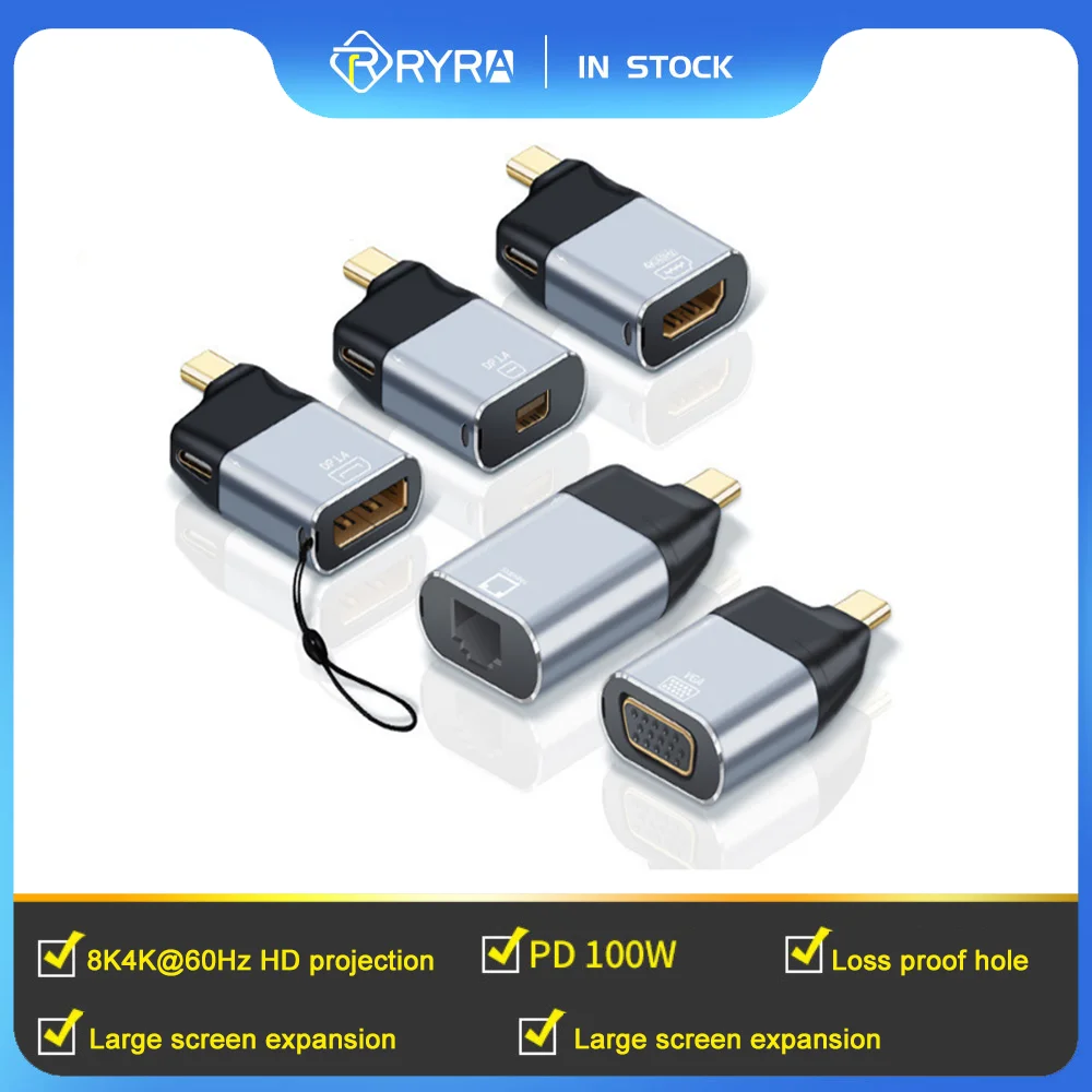 

Мини-адаптер с портом USB Type-C на HDMI, 100 Вт