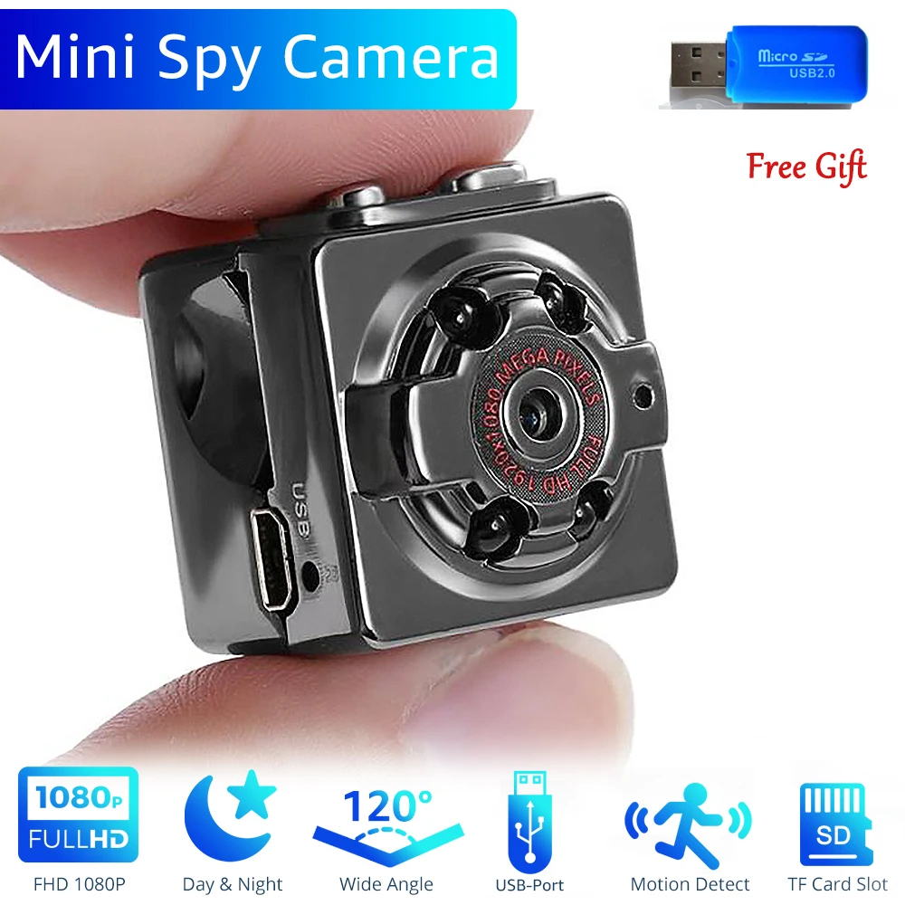 

Mini Camera SQ8 1080P Sport Recorder Portable Nanny Camera Small Action Camcorders Indoor Tiny Camera Battery Micro Video Camera