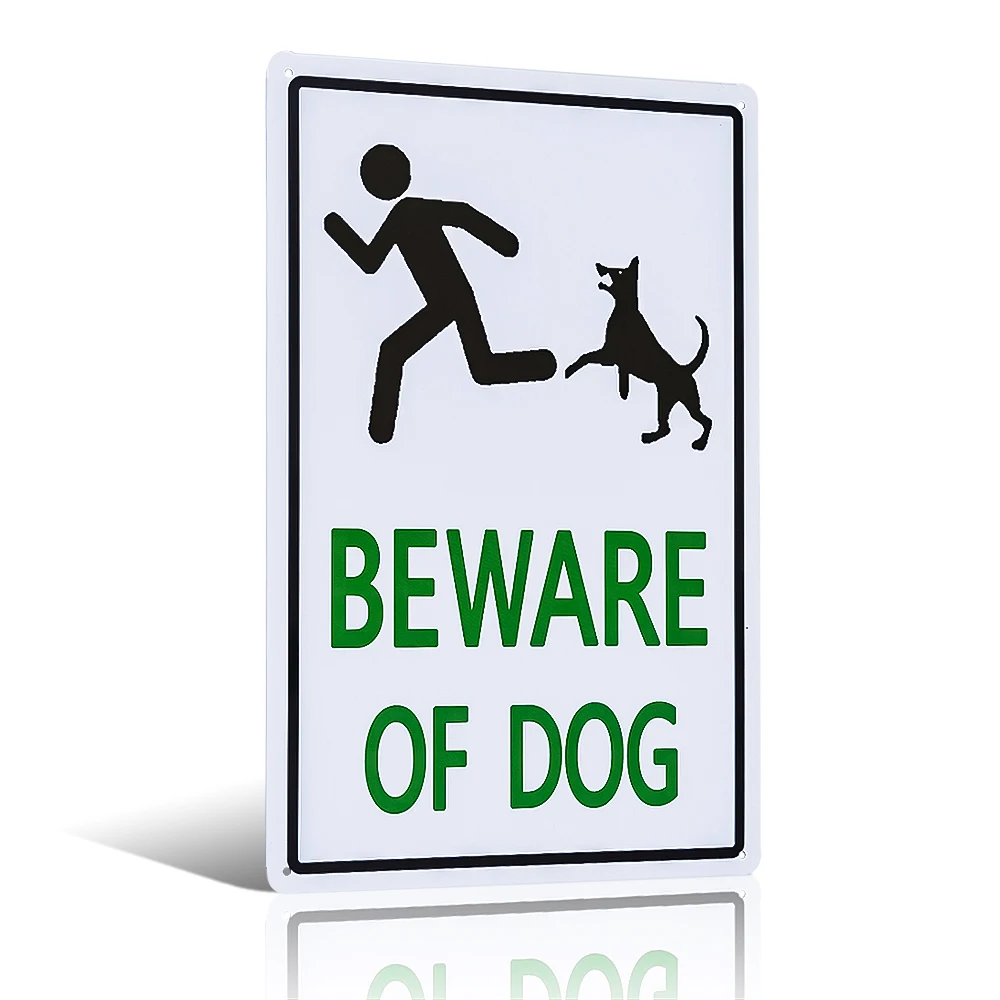 

Beware of Dog Sign, Rustic Decor