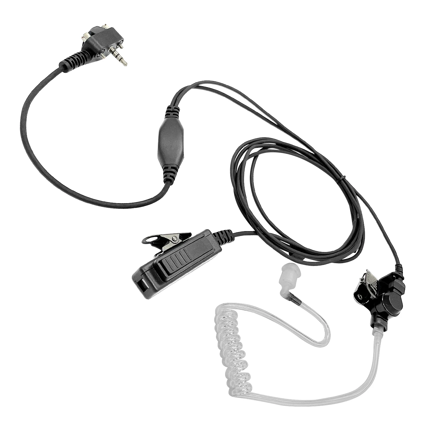 Earpiece walkie talkie headset Great pair of The big PTT for Vertex VX-420 VX-424 VX-450 VX-451 VX-454 VX-459 way radio