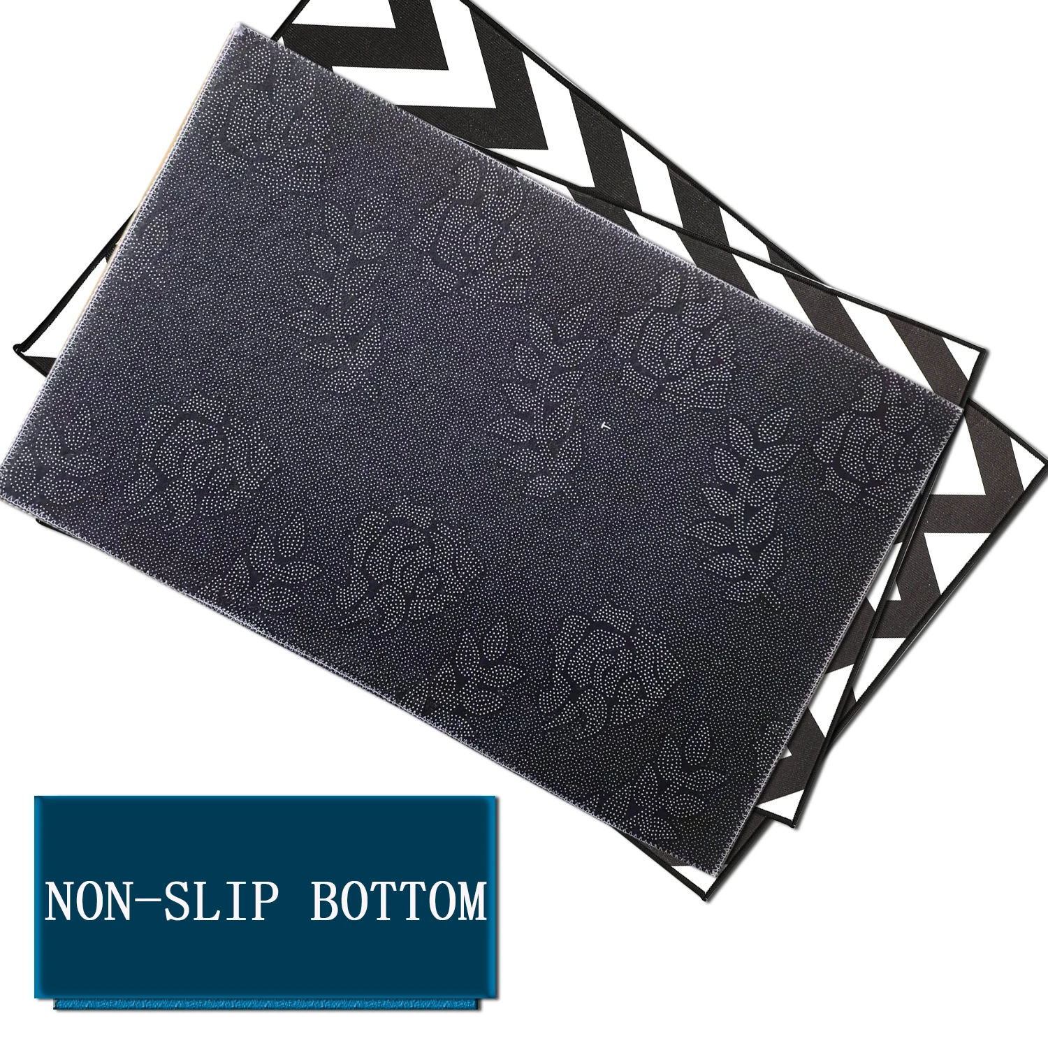 Нескользящий напольный коврик моющийся впитывающий ковер для гостиной прихожей