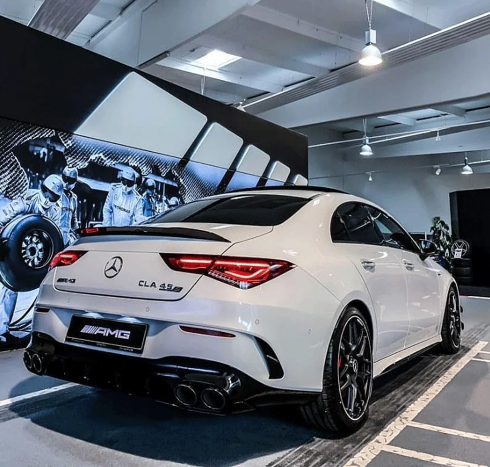 Задний спойлер C118 для Mercedes Benz CLA Class W118 2019-2020 CLA250 CLA200 CLA220 ABS глянцевый черный задний