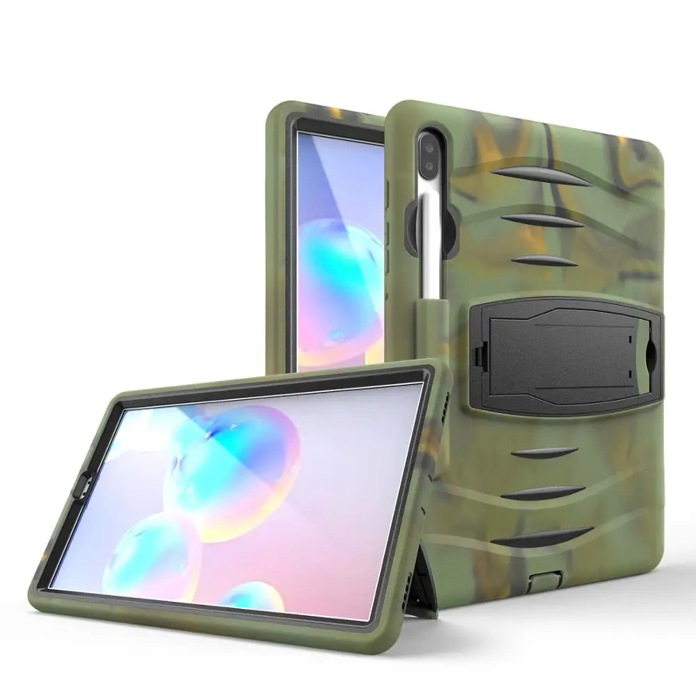 

Armor Shockproof Tablet Case For Samsung Tab S6 10.5" T860 2019 Cover Hard Heavy Protective Rugged Duty Stand Tablet Case